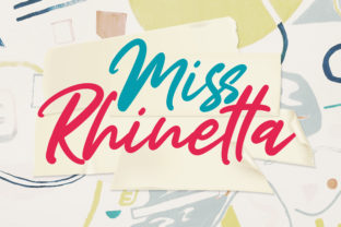 Boost Your Campaign with Miss Rhinetta Font