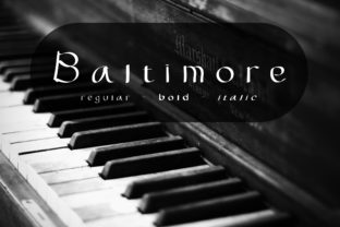 Discover Baltimore: A Charming Handwritten Font for Web Design