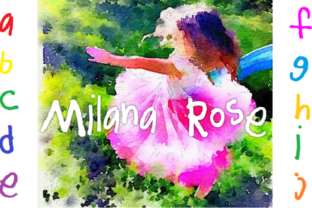 Discover Milana Rose: A Whimsical Handwritten Font