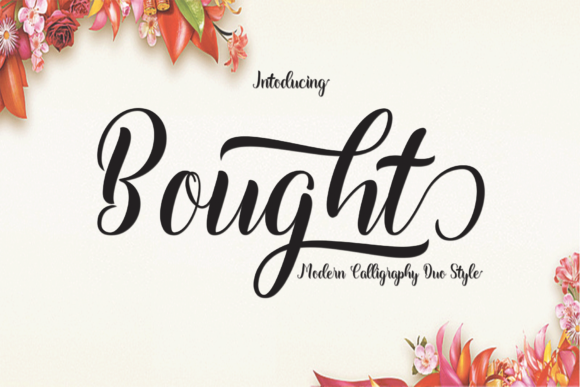 Elevate Your Web Design with Bought: A Magical Handwritten Font