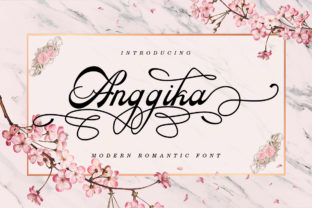 Enhance Your Brand with Anggika: A Romantic Handwritten Font