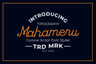 Enhance Your Brand with Mahameru: A Bold and Charming Font