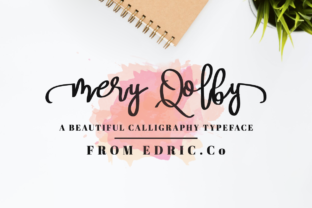 Enhance Your Brand with Mery Qolby: A Handmade Script Font