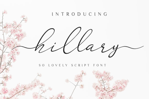 Enhance Your Campaign with Hillary: A Striking Script Font