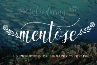 Enhance Your Campaigns with Mentose: A Sophisticated Handwritten Font