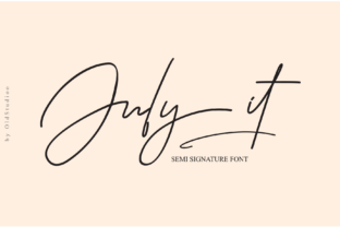 Enhance Your Web Design with the Elegant July It Font