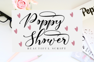 Exploring Poppy Shower: A Fresh Script Amp Typeface