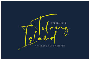 Exploring Tefang Island: A Handwritten Font for Creative Branding