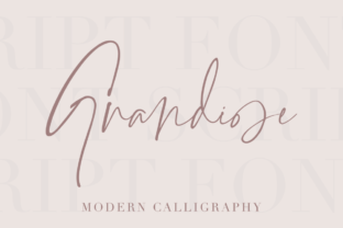 Grandiose: The Bold Handwritten Font for Eye-Catching Campaigns
