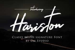 Hariston: A Charming Handwritten Font for Makers