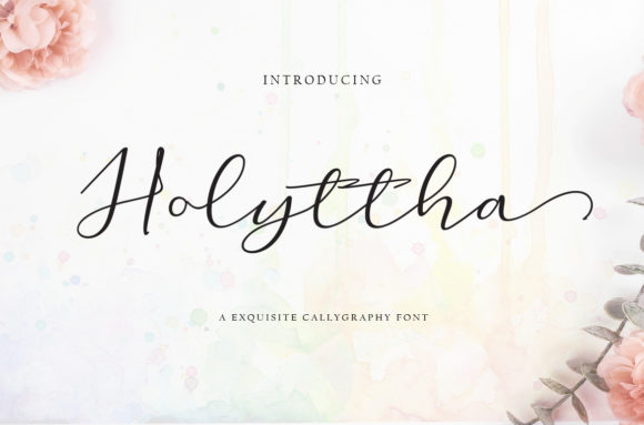 Holyttha: A Charming Script Font for Crafters and Creators