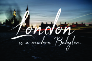 London Road: A Charming Handwritten Font for Crafters