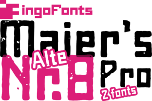 Maier's Alte Nr. 8: A Versatile Script Font