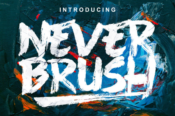 Never Brush: A Bold and Urban Font for Editorial Design