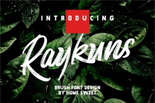 Raykuns: A Bold Handwritten Font for Urban Branding