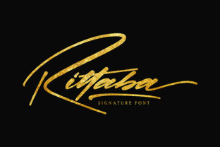 Rittaba: A Script Font with Elegance and Flair
