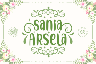 Sania Arsela: A Whimsical Handwritten Font for Editorial Charm