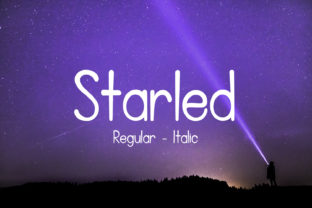 Starled: A Charming Handwritten Font for Creative Branding