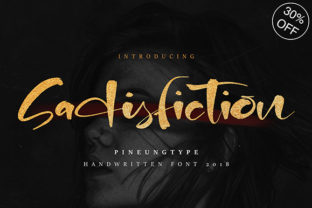 Transform Your Brand with Sadisfiction: A Bold and Elegant Font