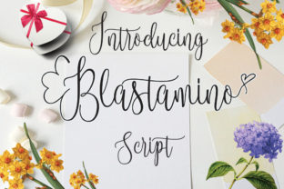 Unleash Creativity with Blastamino: A Charming Handwritten Font