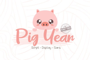 Unleash Creativity with Pig Year: A Whimsical Handwritten Font